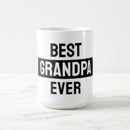 Beste opa ooit zwart-wit mok