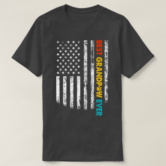 Beste opa op dag van opa-vaders t-shirt (Design voorkant)