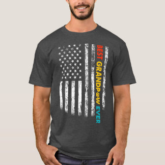 Beste opa op dag van opa-vaders t-shirt