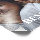 Beste opa op maat foto afdruk (Hoek)