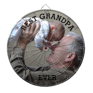 Beste opa op maat Foto Creëer Uw eigen foto Dartbord