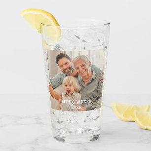 Beste opa op maat Foto Creëer Uw eigen foto Glas