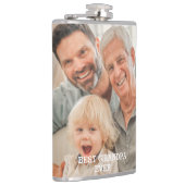 Beste opa op maat Foto Creëer Uw eigen foto Heupfles (Rechts)