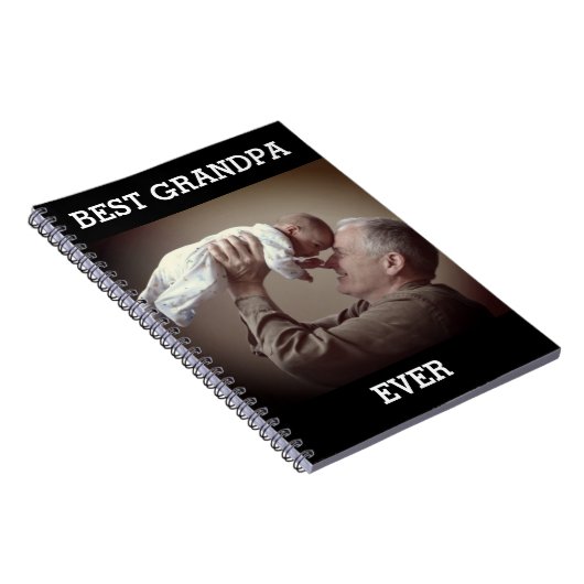 Beste opa op maat Foto Creëer Uw eigen foto Notitieboek (Rechterzijde)