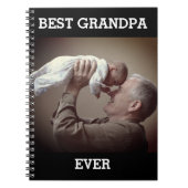 Beste opa op maat Foto Creëer Uw eigen foto Notitieboek (Voorkant)