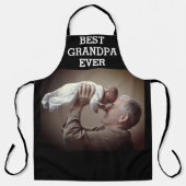 Beste opa op maat Foto Creëer Uw eigen foto Schort (Voorkant)