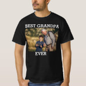 Beste opa op maat Foto Creëer Uw eigen foto T-shirt (Voorkant)