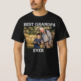 Beste opa op maat Foto Creëer Uw eigen foto T-shirt