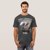Beste opa op maat Foto Creëer Uw eigen foto T-shirt (Voorkant volledig)