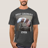 Beste opa op maat Foto Creëer Uw eigen foto T-shirt (Voorkant)