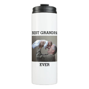 Beste opa op maat Foto Creëer Uw eigen foto Thermosbeker