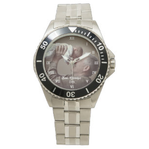 Beste opa op maat Foto Creëer Uw eigen Pop Horloge