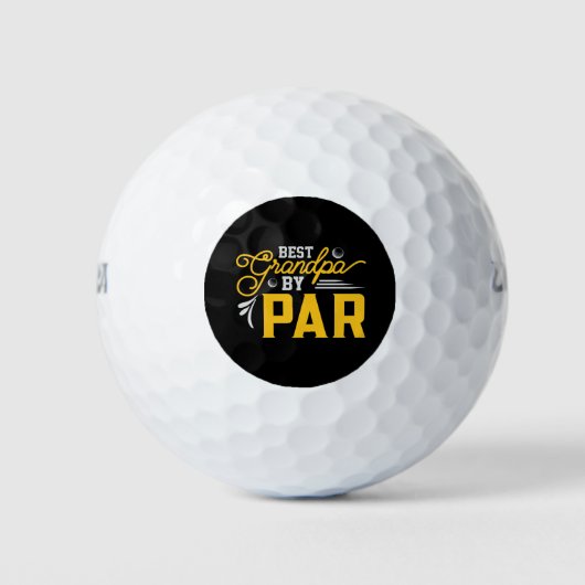 Beste opa op papier golfballen (Voorkant)