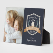 Beste opa op transactiebasis | Foto Golf Grandpa Fotoplaat (Zijkant)