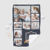 Beste opa op transactiebasis | Foto van Collage Go Golfhanddoek (Insitu)