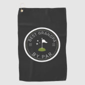 Beste opa op transactiebasis | Vaderdag Cadeau Golfhanddoek (Voorkant)