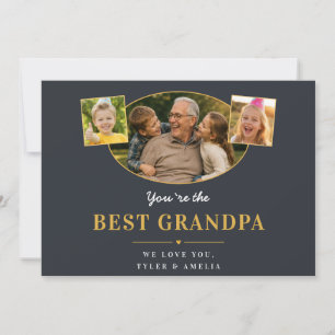 Beste Opa Opa Groet 3 Foto Feestdagenkaart