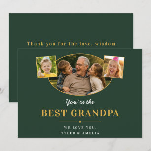 Beste Opa Opa Groet 3 Foto Feestdagenkaart
