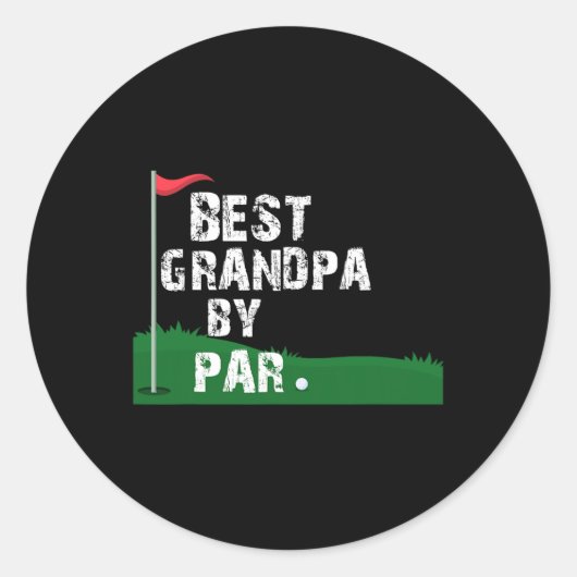 Beste opa papa papa vaders dag ronde sticker (Voorkant)