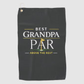 Beste Opa PAR Boven De Rest Golf Handdoek (Voorkant)