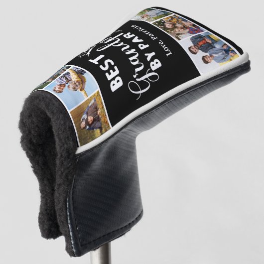 Beste opa, Par Custom 6 Foto Vaderdag Golfheadcover (3/4 voorkant)