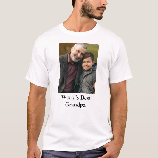 Beste opa-shirt ter wereld t-shirt (Voorkant)