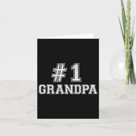 Beste Opa-shirts voor mannen Kaart (Voorkant)