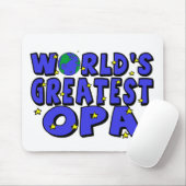 Beste Opa ter Wereld Muismat (Met muis)