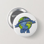 Beste Opa ter Wereld Ronde Button 5,7 Cm (Voorkant /achterkant)
