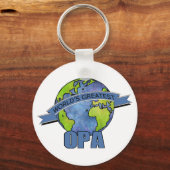 Beste Opa ter Wereld Sleutelhanger (Voorkant)