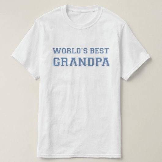 Beste opa ter wereld t-shirt (Design voorkant)