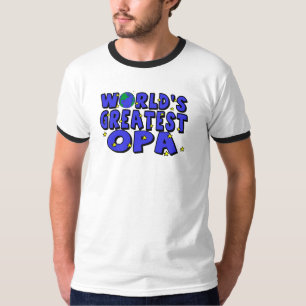 Beste Opa ter Wereld T-shirt