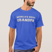 Beste opa ter wereld t-shirt (Voorkant)