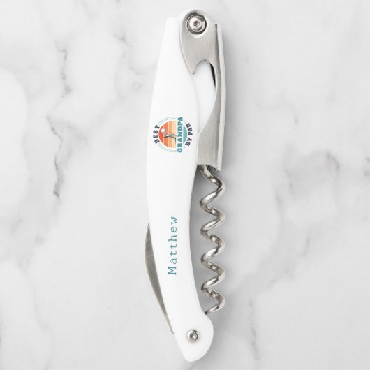 Beste opa, vader, vader, vader, vader, dag Golf Lo Kurkentrekker (Achterkant)