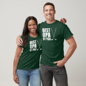 Beste opa van de Duitse opa Golf T-shirt (Unisex)