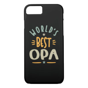 Beste Opa van de Mannen wereld - vader opa Gift iPhone 8/7 Hoesje
