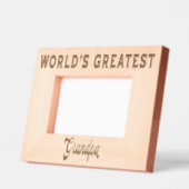 Beste Opa van de Wereld Gegraveerde Lijstjes (Links)