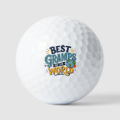 Beste Opa van de Wereld Golfbal Golfballen (Voorkant)