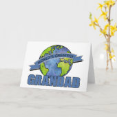 Beste Opa van de Wereld Kaart (Gele Bloem)