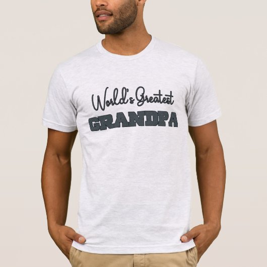 Beste Opa van de Wereld Klassieke Opa T-shirt (Voorkant)