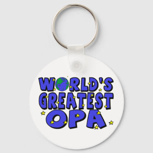 Beste Opa van de Wereld Sleutelhanger