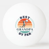 Beste opa van par Custom Fathers Day Logo Pingpongbal (Voorkant)