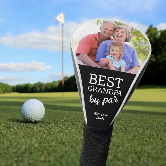 Beste opa van par Custom Photo Vaderdag Golfheadcover
