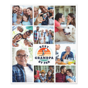 Beste Opa van Par Family Foto Afdruk