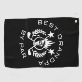 Beste opa van Par Father's Gift Golf Towel Golfhanddoek (Horizontaal)
