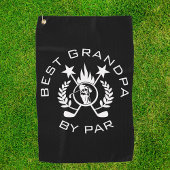 Beste opa van Par Father's Gift Golf Towel Golfhanddoek