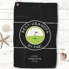 Beste Opa van Par | Fun Vaderdag Custom Golfhanddoek