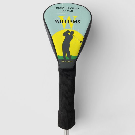 BESTE OPA VAN PAR GOLFHEADCOVER (Voorkant)