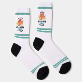 Beste opa van Par Goudfer Grandad Sokken (Rechts)