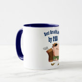 Beste OPA van PAR - Grappige Golf Golfer Golfen Mok (Voorkant links)